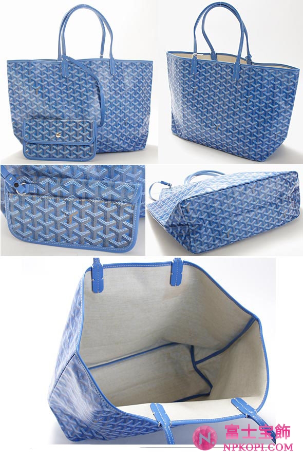 ゴヤール GOYARDコピー品は激安販売/サンルイPM/トート/バッグ/ライトブルーAMALOUISPM10 